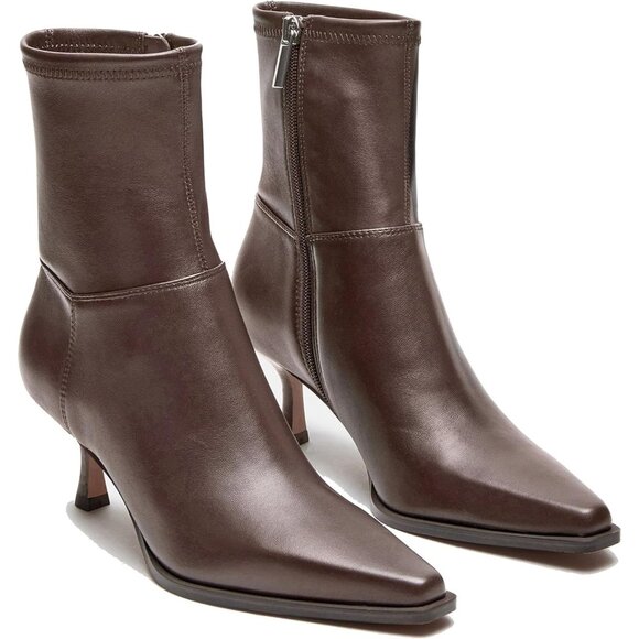 house of cb pink corset dress Brigitte Chocolate – Leather Boots for women by Age of Innocence, 37 - Age of Innocence main image 1